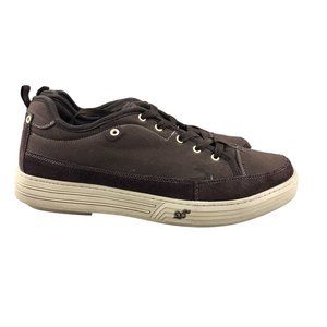 GRAVITY DEFYER Men's 13.5 Brown Versoshock Trampoline Canvas Casual Sneakers